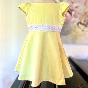 NWOT Janie and Jack yellow shift dress